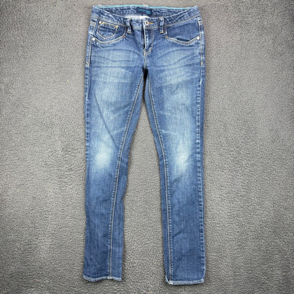 Levis Girls 16 Regular Skinny Fit Blue Jeans Stretch Denim 1818-691 310